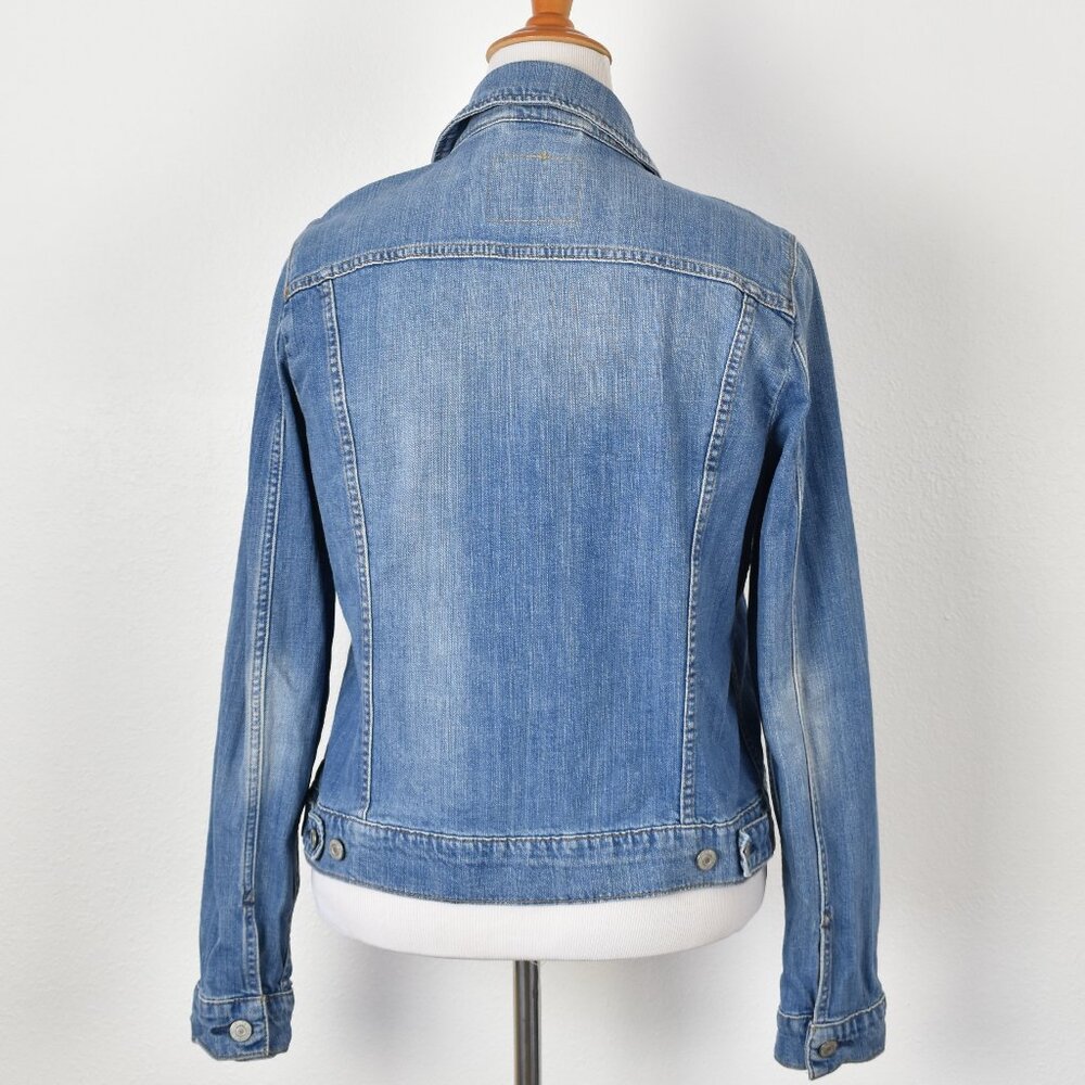 Levi's Flower Embroidered Denim Trucker Jacket - XL - Picture 5 of 10